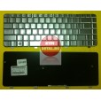 Клавиатура для ноутбука HP Pavilion DV4-1000 dv4-1050er, dv4-1150er, dv4-1210er серебряная, с русски