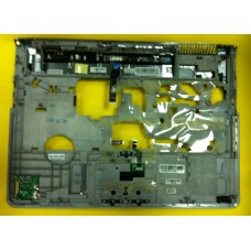 б/у Корпус для ноутбука HP Pavilion DV6000 нижняя часть, цвет серебряный (тач, кнопка включения) p/n