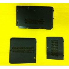 б/у Корпус для ноутбука HP Pavilion DV6000 нижняя часть, цвет серебряный (тач, кнопка включения) p/n
