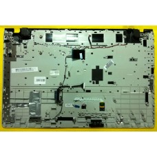 Клавиатура для ноутбука Samsung NP300E7A топкейс Б/У, чёрно-серебряный, с русскими буквами P/N BA75-