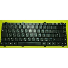 б/у Клавиатура для ноутбука Fujitsu-Siemens Amilo Li 1720 P/N чёрная, с русскими буквам 90.4B907.S0R