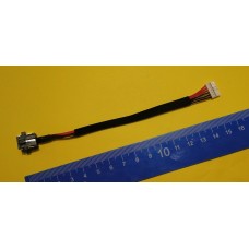 Разъем питания для ноутбука (PJ563) Asus K55 K55A U57 U57A pin size 2.5mm с кабелем