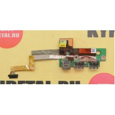 б/у Плата с USB разъемами Toshiba A300D P/N DABDA3ATB6D0
