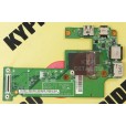 б/у Плата USB/POWER/LAN Dell Inspiron N5010 (DG15 IO BOARD 09697-1 48.4HH02.011)