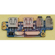 б/у Плата USB с разъемами звука для ноутбука DEXP Aquilon O157 P/N 6-71-W95L8-D02