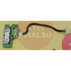 б/у Плата с USB разъемами Packard Bell Z06 P/N DA0Z06TB8B0 REV. B + шлейф DD0Z06MU