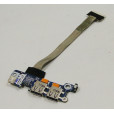 б/у Плата USB для ноутбука Acer Aspire 5520 LS-3551P +шлейф