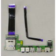 б/у Плата с USB JACK LAN разъемами Toshiba T130, T130D, T135, T135D DA0BU3AB6F0