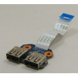 б/у Плата с USB разъемами HP 2000 250 G1 255 G1  P/N 6050A2493701