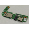 б/у Плата с аудио и USB разъемами ASUS X555 X555DA, X555DG, X555YA, X555YI p/n 90NB09A0-R10010
