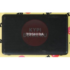 б/у Корпус для ноутбука Toshiba Satellite C850D чёрный, крышка матрицы 13N0-ZWA0P01
