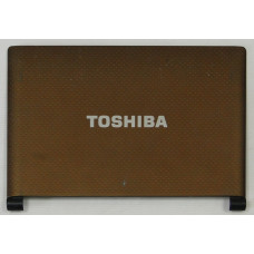 б/у Корпус для ноутбука Toshiba NB550D коричневый, крышка матрицы AP0H1000110+Web-камера