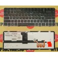 Клавиатура для ноутбука HP Pavilion DM4, DM4-1000, DV5-1000 DV5-2000  с подсветкой, чёрная, с русски