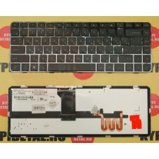 Клавиатура для ноутбука HP Pavilion DM4, DM4-1000, DV5-1000 DV5-2000  с подсветкой, чёрная, с русски