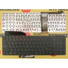 Клавиатура для ноутбука HP Pavilion 15-v, 15-p, 17-f  Series. чёрная, без рамки, с русскими буквами