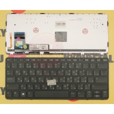 Клавиатура для ноутбука HP EliteBook 820 G1, 720 G1 720 G2 725 G2 чёрная с русскими буквами, с подсв