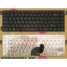 б/у Клавиатура для ноутбука DELL Inspiron 1470 чёрная, с русскими буквами P/N AEUM2700110