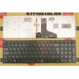 Клавиатура для ноутбука Toshiba Satellite P50-B P50T-B P55-B P55T-B чёрная, с русскими буквами, с по