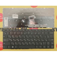 Клавиатура для ноутбука Lenovo 110-14 чёрная, с русскими буквами, без рамки P/N 9Z.NCRSN.00R REV: SA