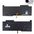 Клавиатура для ноутбука Asus G713 G17 G713Q G713QE G713QR 0KNR0-681FUS00 чёрная, с подсветкой  P/N 6