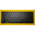 Клавиатура для ноутбука Lenovo Y480 Y480A, Y480M, Y480N, Y480P чёрная, с русскими буквами 25203225 P