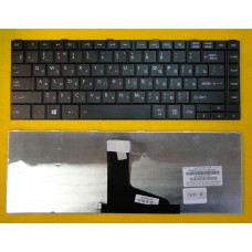 Клавиатура для ноутбука Toshiba Satellite C805 C840 C840D C845 C845D чёрная, с русскими буквами AEBY