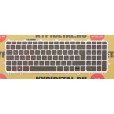 Клавиатура для ноутбука HP ENVY 15-j000, 15T-J, Envy 15Z-J, Envy 17-J, Envy 17T-J черная, с рамкой,