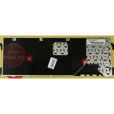 б/у Клавиатура для ноутбука Asus Z99M X80L чёрная, с русскими буквами 04GNCB1KRUS0