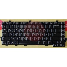 Клавиатура для ноутбука Dell Alienware M14X M11X R1 R2 R3 R4 M15X 0JRWP3  черная, с подсветкой, с ру