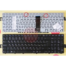 Клавиатура для ноутбука DNS 0801150, 0801056, 0801007, Clevo WA50, MP-13M16SU-430 чёрная, с русскими