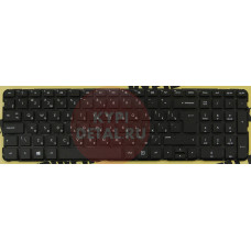 Клавиатура для ноутбука Hp Pavilion DV6-7000 чёрная, с русскими буквами Г-образный ENTER (без рамки,