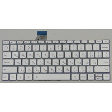 Клавиатура для ноутбука Xiaomi Air 12.5 серебряная, с подсветкой P/N 6037B0127601 MK10000005661 9Z.N