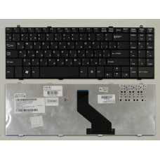 Клавиатура для ноутбука DNS 0124002 0129303 LG R580, R590, R560 Series. Плоский Enter. Черная, без р