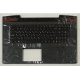 Клавиатура для ноутбука Lenovo Y70-70, 5CB0G59789, черная, с подсветкой, верхняя панель в сборе