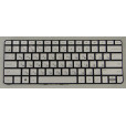 Клавиатура для ноутбука HP Spectre 13-3001ee, 13-3001tu, 13-3001xx серебряная, без рамки, с подсветк