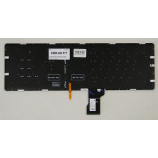 Клавиатура для ноутбука Asus FX502, FX502V, FX502VM, FX502VD черная, подсветка красная, с русскими б