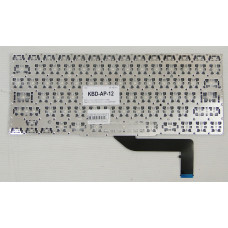 Клавиатура Apple MacBook Pro A1398 15" Retina черная, плоский Enter, с русскими буквами