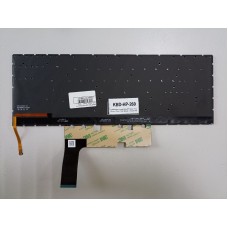 Клавиатура для ноутбука HP Omen 15-en, 15t-en, 15-ek, 15t-ek черная, с подсветкой
