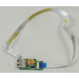 б/у Плата с USB разъемами HP DV6-3000 DALX6TB14D0 + шлейф