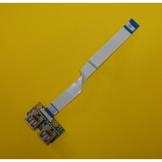 б/у Плата USB + шлейф HP DV6-1400 DV6-2000 series DAUT3ATB6CO REV:C