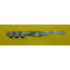 б/у Плата с аудио разъемами HP DV6-1400 DV6-2000 -2135 series DAUT3AAB6C0
