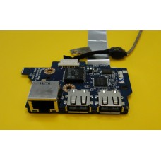 б/у Плата с USB разъемами LS-5402P Acer Aspire 5538 5538G + шлейф