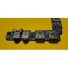 б/у Плата с аудио и USB разъемами Sony Vaio VGN-FZ21SR PCG-394P VGN-FZ31ZR P/N 1P-1076101-8010