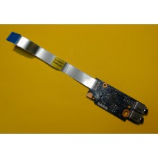 б/у Плата с аудио разъемами Samsung NP350V5C NP355V5C NP350E7C P/N LS-8864P