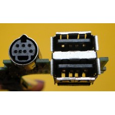 б/у Плата с USB разъемами DELL PP29L P/N 48.4W007.021