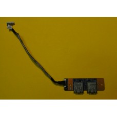 б/у Плата с USB разъемами SONY PCG-7121P VGN-NR31ZR M730 P/N 1P-1079501-8010 + шлейф 073-0101-3741