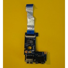 б/у Плата с USB разъемами Lenovo L635 + CARD READER шлейф  P/N 6050A2347701