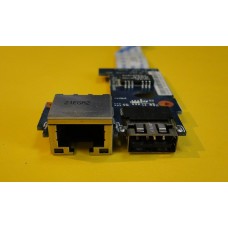 б/у Плата с USB разъемами Lenovo L635 + CARD READER шлейф  P/N 6050A2347701