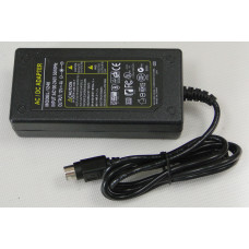 Блок питания для ноутбука/монитора LCD 12V, 4A, 4 pins (round 10 mm male) 48W без сетевого кабеля