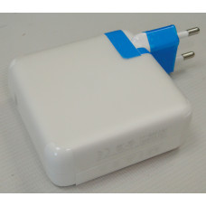 Блок питания для Apple USB-C, 61W для A1718 (20.3V-3A, 5.2V-2.4A, MNF72LL/A), без USB-C кабеля, ORG